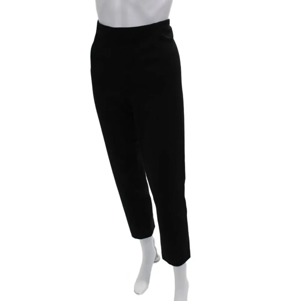 Vince Women Black Cropped Ankle Pants Size L